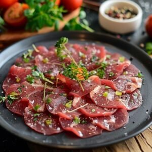 Salatalık Soslu Carpaccio Tarifi: İtalyan Lezzetlerine Yolculuk