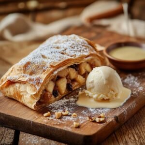 Apfelstrudel Tarifi: Orijinal Avusturya Usulü Elmalı Strudel Nasıl Yapılır?