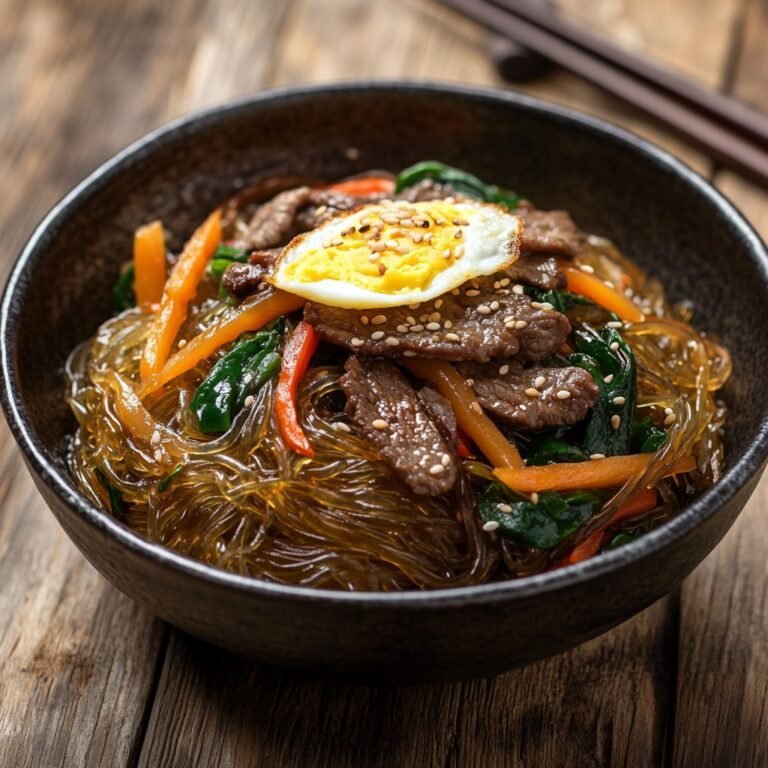 Japchae: Kore'nin Renkli Şehriye Salatası