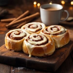 Tarçınlı Rulo (Cinnamon Rolls)