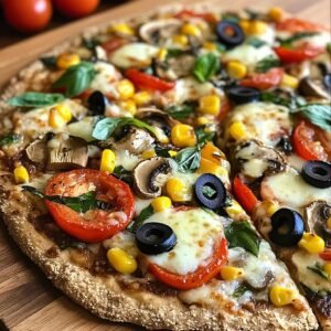 Evinizde Pizzacı Kalitesinde: Tam Buğday Unlu Vejetaryen Pizza