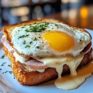 Croque Madame Tarifi: Klasik Fransız Yumurta Ekmek Nasıl Yapılır?