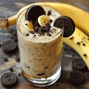 Lezzetin Doruk Noktası: Muzlu Oreo Bisküvili Smoothie Tarifi