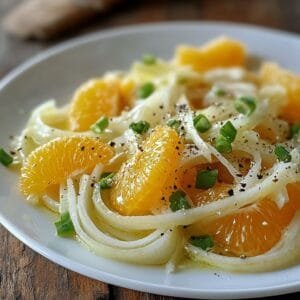 İnsalata di Finocchio con Arancio: Portakallı Rezene Salatası Tarifi