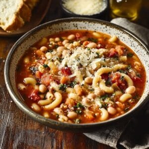 Pasta e Fagioli Tarifi ve Tarihçesi: İtalyan Makarna ve Fasulye Çorbası