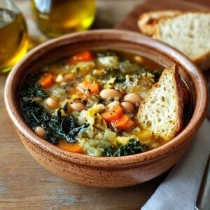 Ribollita Tarifi: Toskana’nın İkonik Ekmek ve Sebze Çorbası