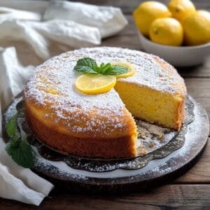 Torta al Limone Tarifi: İtalyan Limonlu Kek Nasıl Yapılır?