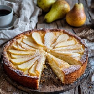 Torta di Ricotta e Pere Tarifi: Nefis İtalyan Peynirli ve Armutlu Kek