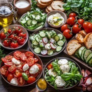 İtalyan Mutfağında Salatalar: Caprese, Panzanella ve Diğer Lezzetler