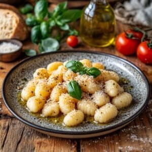 Ricotta Peynirli Gnocchi