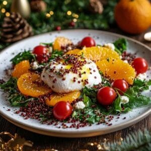 Burrata ve Kinoa Salatası Tarifi | Yılbaşı Sofrasında Lezzet