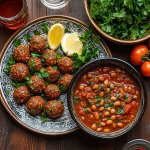 Mercimek Köftesi ve Zeytinyağlı Barbunya Tarifi – 10. Gün Ramazan İftar Yemeği